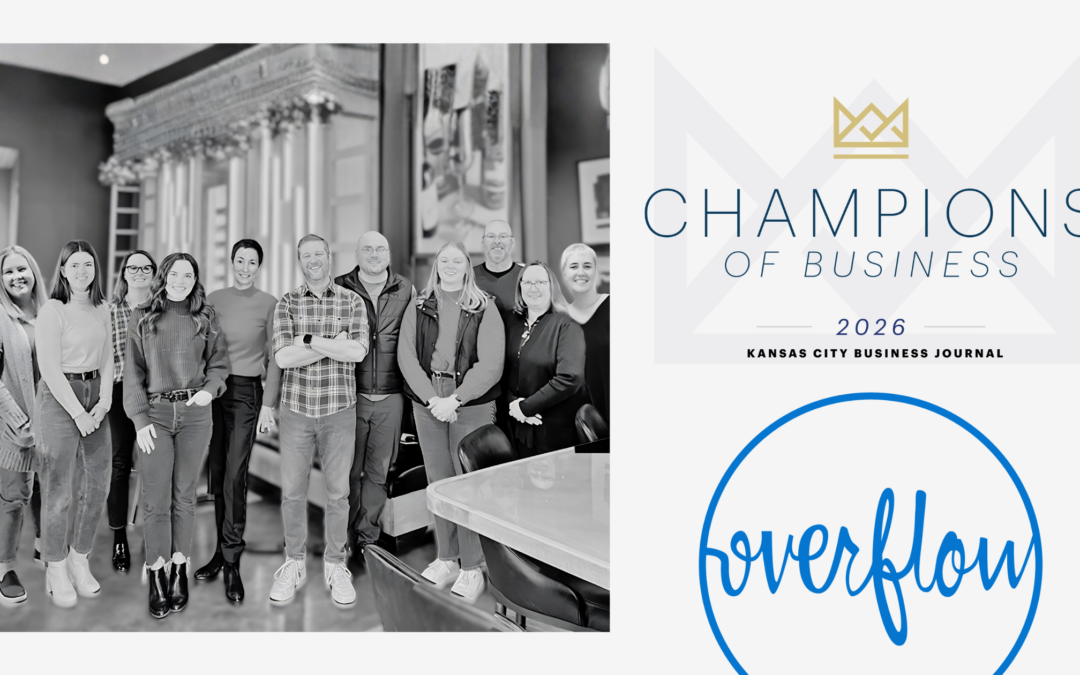 Overflow Named a Kansas City Business Journal Champion of Business